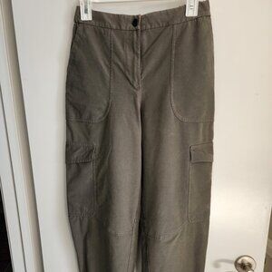 Lululemon Utility Cargo Crop Pants Size 27 Taupe Utility Stretch Cotton